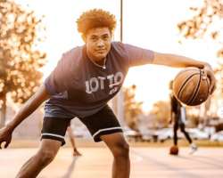 The TikTok star is also a great basketball player.